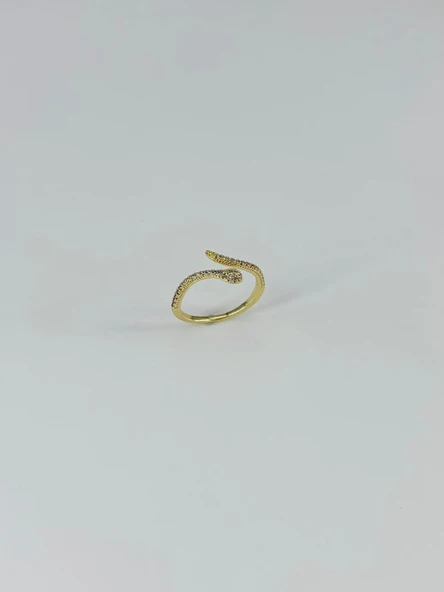 Ayarlanabilir Zirkon Taşlı Pirinç Bijuteri Yüzük - Yz0199-1 ürün görseli 1