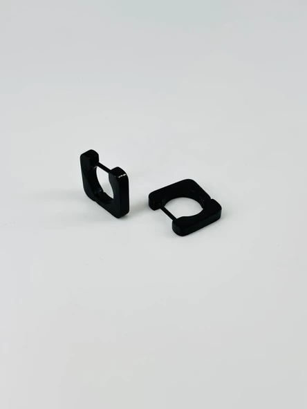 Siyah Çelik Erkek Küpe Çap (9 Mm) Kalınlık (3 Mm) - Ekp0014 ürün görseli 1