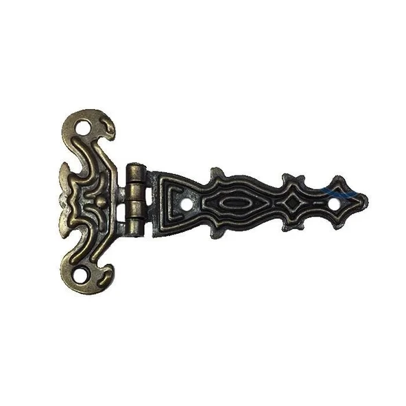 Dekoratif, Sac Tek Kuyruklu Menteşe - 40X68 Mm, Küçük, Antik, 100 Adet ürün görseli 1