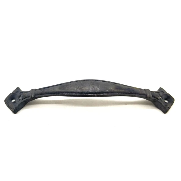 Antika Tarz Dekoratif Pirinç Deste Mobilya Kulbu - 27X155 Mm, Oksit ürün görseli 1