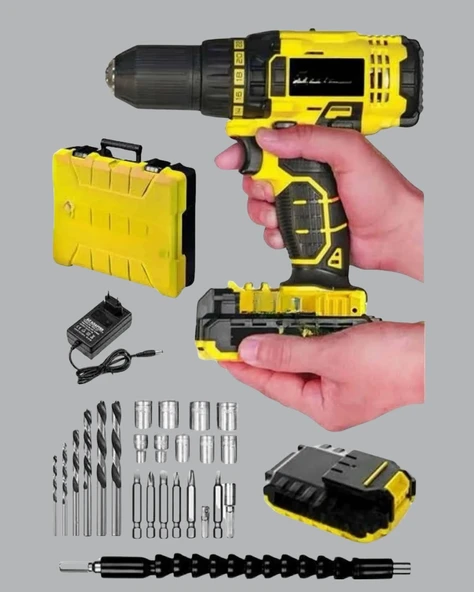 12V Akülü Matkap –Ergonomik Yüksek Performanslı - Resim 3