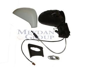 Peugeot  207  2006-2012  Kapı Aynası Sağ Manuel/Sinyalli/Sensörlü/Gri Kapaklı 4+2 Fişli (Famella) (Oem No:96806158Xt) ürün görseli 1