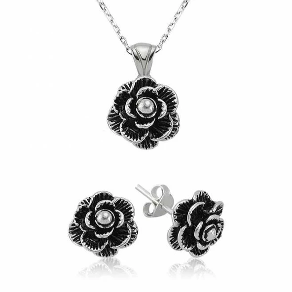 Gümüş Çiçek Bayan Set ürün görseli 1