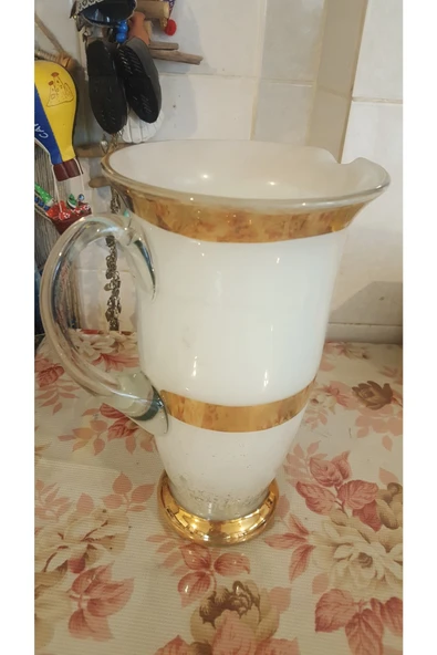 Vintage Eskilerden Antika Sürahi - Resim 4