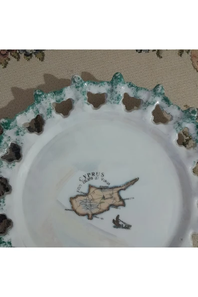 hatıralar Antika Ajurlu Tabak - Resim 6