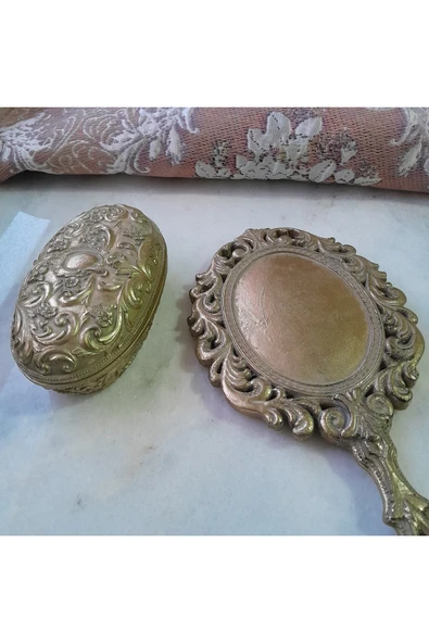 vintageX Masa Üstü Gold Renk Takım ürün görseli 1