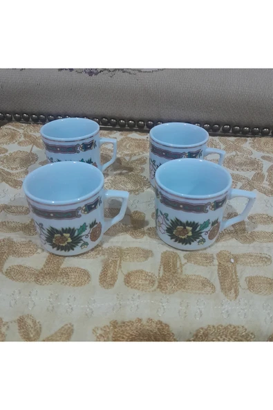 OSMANLI Antika tabaksız 4 lü Fincan ürün görseli 1