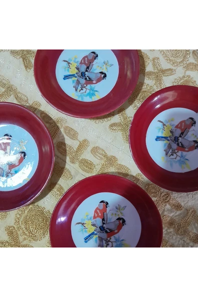 hatıralar Antika Porselen Tabaklar - Resim 4