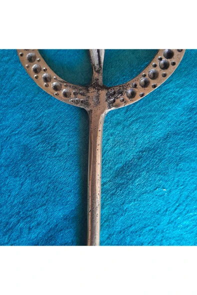 Vintage Pirinç Dekor Anahtar - Resim 3