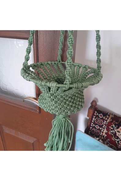 hatıralar El Örgü Makrome Saksılık ürün görseli 1