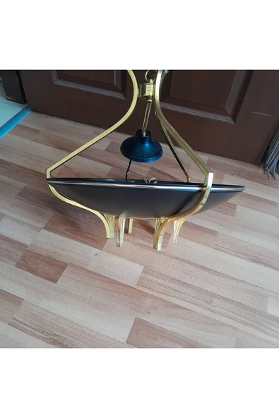 OSMANLI Pirinç Kollu Antika Avize - Resim 3