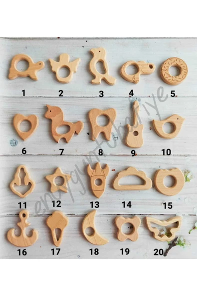 İthal 1 Adet Ahşap Diş Kaşıyıcı ürün görseli 1