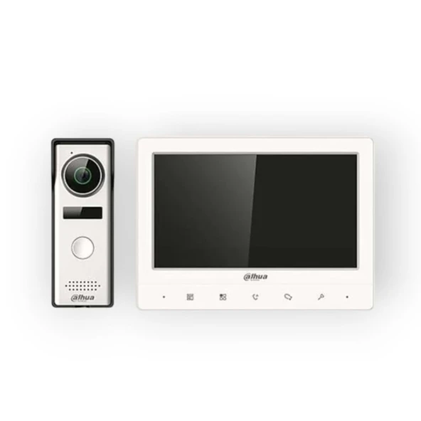 Dahua Kta02, Analog Villa Tipi Görüntülü İnterkom Kit, 7 Inç Tft Ekran, 1,3Mp Kamera, Analog Villa K ürün görseli 1