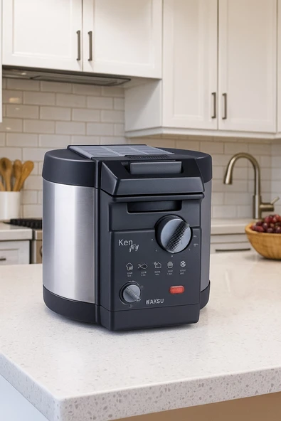 Aksu T11 Ken Fry Siyah Fritöz – 2,2L 1600W ürün görseli 1