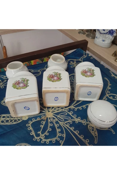 hatıralar Seramik Üçlü Baharatlıklar - Resim 6