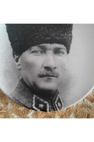 hatıralar Atatürk Konulu Tabak - Resim 3