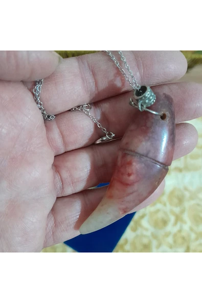 hatıralar Doğal Taş Kuarsit Kolye - Resim 4