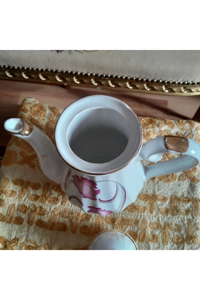 hatıralar Antika Seramik Çay Potu - Resim 4