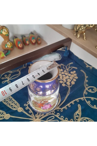 hatıralar Antika Porselen Vazo - Resim 6