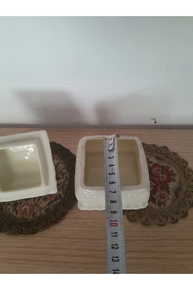 hatıralar Eski Dönem Porselen Kutu - Resim 6