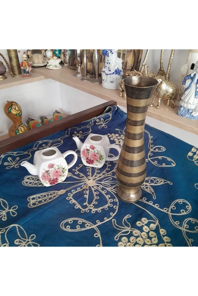 hatıralar Pirinç Vazo ve Minyatür Demlikler ürün görseli 1