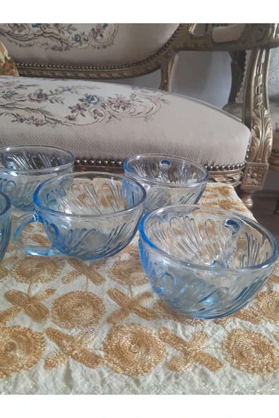 hatıralar Eski Dönem Çay Fincanları - Resim 4