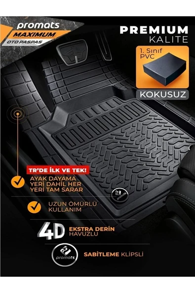 MSK OPEL ASTRA H HATCHBACK 2004 SONRASI MAXİMUM SİYAH - Resim 2