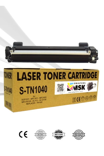 msk printers Brother TN-1040 Muadil Siyah Toner ürün görseli 1