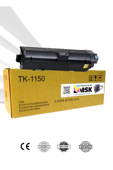 msk printers Kyocera Mita TK-1150 Uyumlu Toner ürün görseli 1