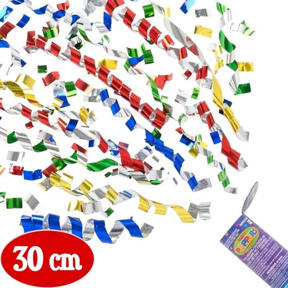 Karışık Renkli Konfeti 30 Cm ürün görseli 1