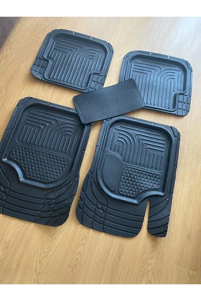 MSK 3d Havuzlu Paspas Siyah 5 Parça Üniversal Tüm Araçlar Için Uyumlu ürün görseli 1