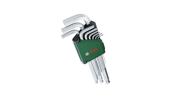 Bosch 9 Parça Misket Başlı Alyan Anahtar Takımı 1600A032V1 ürün görseli 1
