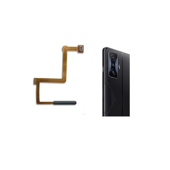 Xiaomi Redmi K50 Gaming İle Uyumlu Parmak Okuyucu İzi Film Flex Siyah M2012K10C M2104K10AC ürün görseli 1