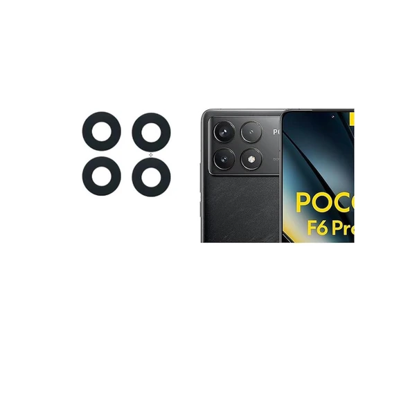 Poco F6 Pro 5G İle Uyumlu Kamera Camı Tekli Set 23113RKC6G ürün görseli 1