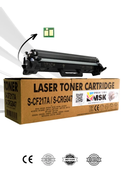 msk printers Hp Laserjet Pro Mfp M130NW Muadil Siyah Toner ürün görseli 1