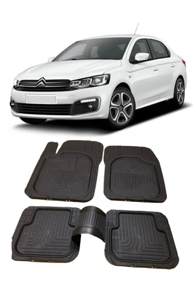 MSK Citroen C-elysee 2012-2021 4d Havuzlu Paspas Takımı 5 Parça ürün görseli 1
