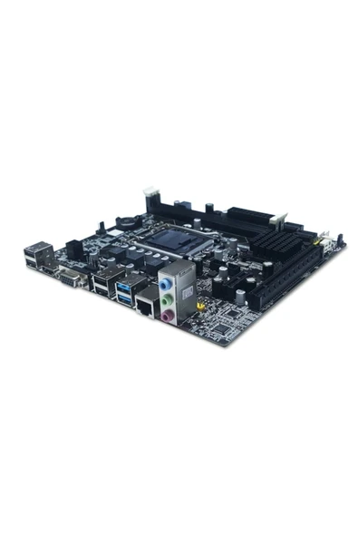 Quadro H61-b75u3 V4 1155p Ddr3 Ses Glan Hdmı/vga Sata3 Usb3.0 Matx ürün görseli 1