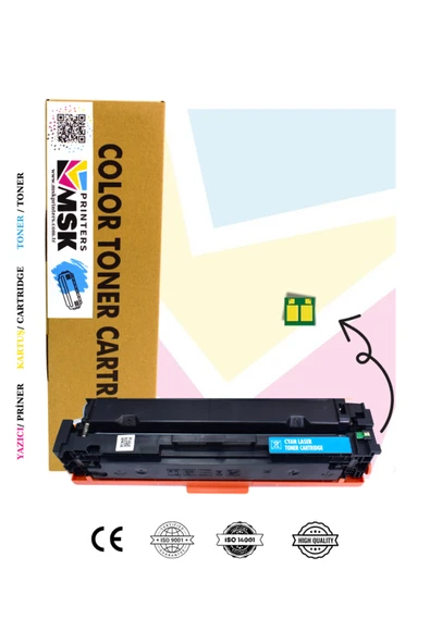 msk printers Canon I-Sensys MF-634CDW Muadil Mavi Toner ürün görseli 1