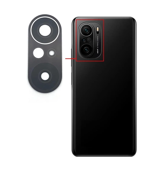 Xiaomi Redmi K40 İle Uyumlu Kamera Camı Set M2012K11AC ürün görseli 1