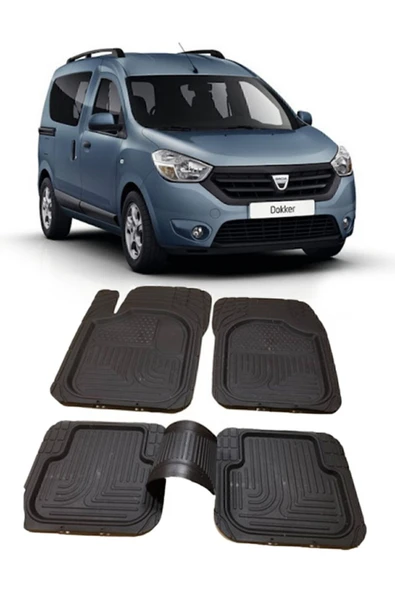 MSK Dacia Dokker 2016 4d Havuzlu Paspas Takımı 5 Parça ürün görseli 1