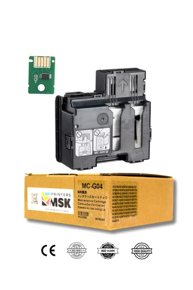 msk printers G Serisi MC-G04 Uyumlu Atık Kutusu ürün görseli 1