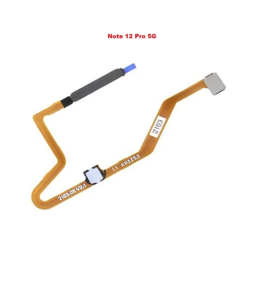 Xiaomi Redmi Note 12 Pro 5G İle Uyumlu Parmak İzi Film Flex Siyah 22101316C 22101316I ürün görseli 1