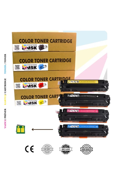 msk printers Canon I-Sensys LBP-611CN Toner Seti Tüm Renkler ürün görseli 1