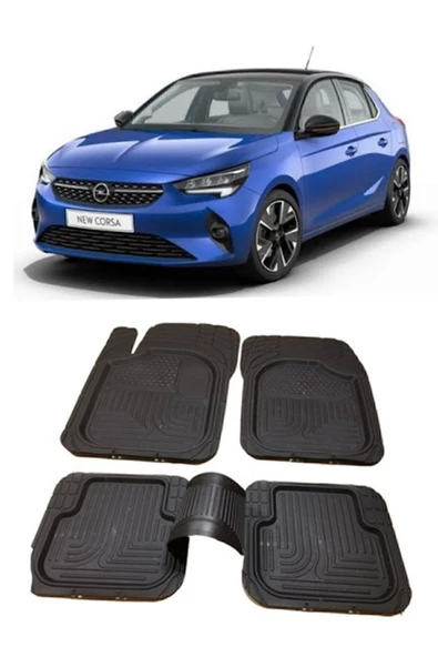 Onesize Fashion Opel Corsa F 2019 4d Havuzlu Paspas Takımı 5 Parça ürün görseli 1