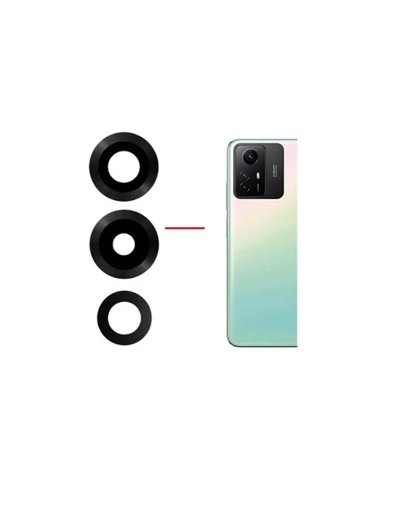 Xiaomi Redmi Note 12S İle Uyumlu Kamera Camı Tekli Set 23030RAC7Y, 2303ERA42L ürün görseli 1