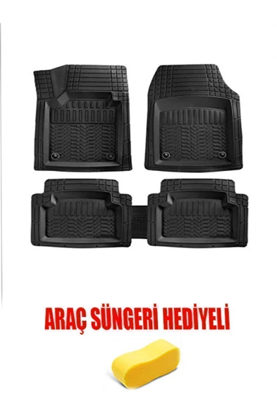 MSK Nissan Murano Uyumlu A Kalite Kaucuk Kaydırmazlı 4d Havuzlu Paspas Seti ürün görseli 1