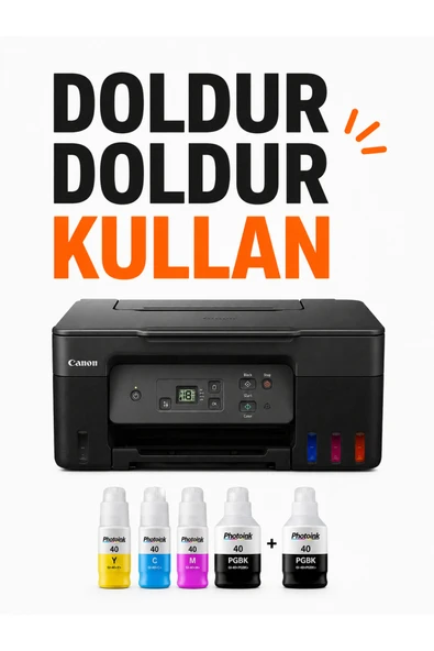 Canon Pıxma G3480 Photoink Mürekkepli Wifi Megatank Yazıcı ürün görseli 1