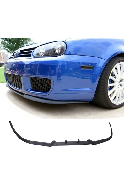 MKG Vw Golf Mk4 R32 Cupra R Uyumlu Ön Lip Mat Siyah Ön Tampon Lip ürün görseli 1