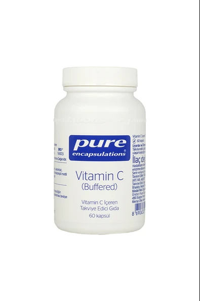 Pure Vitamin C Buffered 670 mg 60 Kapsül ürün görseli 1