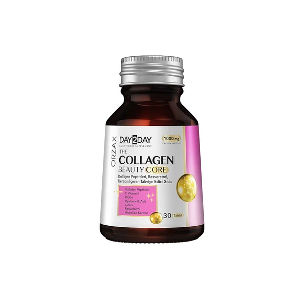 Day2Day The Collagen Beauty Core 30 Tablet Takviye Edici Gıda ürün görseli 1
